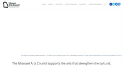 Desktop Screenshot of missouriartscouncil.org