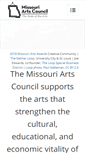 Mobile Screenshot of missouriartscouncil.org